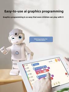 Robot IA UBTECH Wukong : Jouet éducatif, danseur, lecteur de livres illustrés, interlocuteur vocal, professeur d'anglais pour l'éducation précoce - Product Image 1