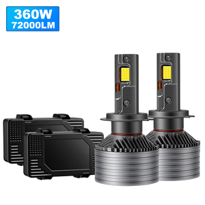 Phares LED super lumineux Xview D40 360W 72000LM pour A4, compatibles avec les ampoules H4/H7, étanches IP68, feux de voiture universels - Product Image 1