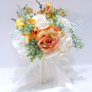 Shangji — grand <span class=keywords><strong>Bouquet</strong></span> <span class=keywords><strong>de</strong></span> fleurs artificielles, 300 cm, fausses fleurs, pour un mariage, pour la mariée, rouge bordeaux, blanc, bleu Royal, vente en gros, A-963 - Product Image 3