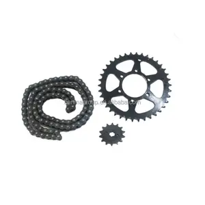 BENMA NS200 spare parts motorcycle chain and sprocket for Bajaj Pulsar Rouser 200cc 200NS 39T-14T 520 chain