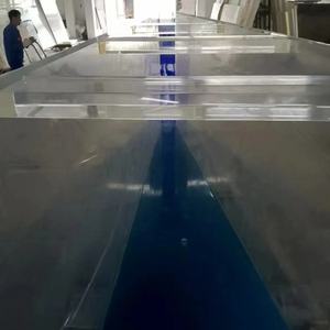 Tangki ikan akuarium kustom kristal akrilik tebal <span class=keywords><strong>40mm</strong></span>, dengan ukiran dan layanan cetakan pemotong - Product Image 3