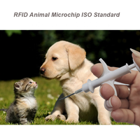 Puce EM4305 de l'implant ISO11784/785 pour animaux de compagnie certifiée FDX-B ISO11784/2.12 FDX-B puce animale certifiée 12*785mm pour bétail cheval
