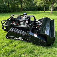 Cortadora de Césped Robótica con Motor Diésel, Diseño Nuevo y Más Vendida, con Control Remoto Inteligente y Certificación CE EPA