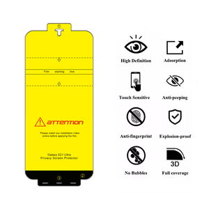 Protecteur d'écran en TPU anti-espion clair HD pour <span class=keywords><strong>Samsung</strong></span> pour <span class=keywords><strong>Galaxy</strong></span> S21 Ultra S25 S24 étanche couverture complète protection de la vie privée 3D <span class=keywords><strong>S</strong></span> - Product Image 2