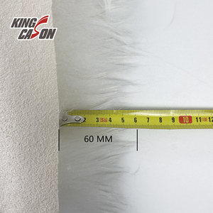 KINGCASON Fabricant en gros 100% polyester Tissu en fausse fourrure moelleux et luxueux de couleur personnalisée pour la <span class=keywords><strong>barbe</strong></span> du Père Noël - Product Image 6