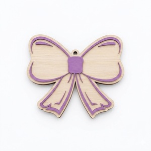 Ornement en bois en forme d'arc personnalisable, artisanat découpé au laser personnalisé pour un cadeau de fête des mères et une décoration intérieure - Product Image 2