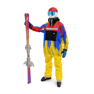 Leichte, packbare Herren-<span class=keywords><strong>Ski</strong></span> jacke mit Kapuze Wind dichter Regenmantel <span class=keywords><strong>Ski</strong></span>-und Schnee bekleidung für den Skitour - Product Image 5
