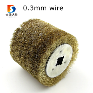 Rueda de alambre de acero inoxidable, <span class=keywords><strong>cepillo</strong></span> de alambre <span class=keywords><strong>para</strong></span> muebles de <span class=keywords><strong>madera</strong></span>, máquina de pelado eléctrico - Product Image 2
