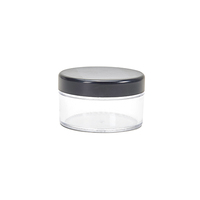 Boîtes de poudre libre en plastique rond ABS avec tampon en maille, personnalisables en couleur, 15/30/50g