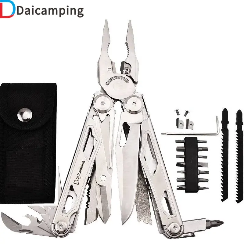 Dai camping DL30 Austauschbare Teile Hand Diy Multi-Tools-Sets Multitool-Klappmesser Scheren schneider EDC Survival Manual Zange