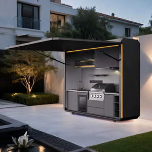 Conjunto de <span class=keywords><strong>Cocina</strong></span> para Exteriores con Barbacoa y Refrigerador, Cocinas Exteriores con Parrilla, Conjunto Completo, Isla de <span class=keywords><strong>Cocina</strong></span> para Exteriores - Product Image 6