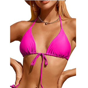 Venta al por mayor diseño personalizado busto corpiño Mujeres Nuevo diseño Sexy chica <span class=keywords><strong>Bikini</strong></span> hermoso <span class=keywords><strong>Bikini</strong></span> trajes <span class=keywords><strong>de</strong></span> baño transparente - Product Image 1