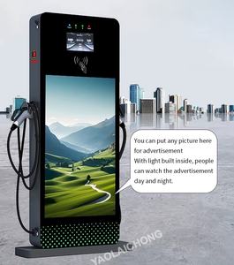 Pengisi Daya Mobil Komersial YLC Dengan Iklan, Tipe AC 2, Pengisi Daya EV GBT CCS1 CCS2 14kW, Pengisi Daya Mobil Listrik, Stasiun Pengisian Daya EV - Product Image 1