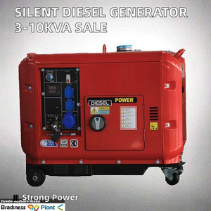 เครื่องกำเนิดไฟฟ้าดีเซลแบบเงียบ JIWEI 6kva แบบตู้คอนเทนเนอร์ สตาร์ทอัตโนมัติ ATS คุณภาพสูง ราคาโรงงาน ลดราคาพิเศษ - Product Image 2