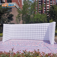 Tente Murale Gonflable Publicitaire Portable avec Éclairage LED, Toile Oxford 210D, Pompe à Air Électrique pour Cabine Photo