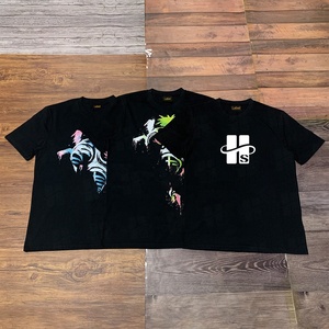 เสื้อยืดโลโก้สั่งทำคุณภาพสูง ระบายอากาศได้ดี ผ้าฝ้าย 100% เสื้อยืดแขนสั้นสำหรับออกกำลังกาย ขายส่ง เสื้อยืดเด็กผู้ชายไซส์ใหญ่ - Product Image 5