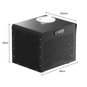 เครื่องทำความเย็นแบบแช่ตัว Ambohr Black Mini 0.5HP 0.8HP สำหรับแช่น้ำเย็น IPX4 กันน้ำ ใช้ได้กับไฟฟ้าสองระบบ พกพาสะดวก สำหรับการฟื้นฟูร่างกายหลังออกกำลังกาย - Product Image 4