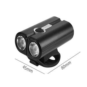 Double lentille LED Rechargeable par USB, feu avant puissant pour bicyclette, arrière libre, 6 Modes, phare avant pour cycles - Product Image 5