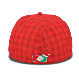 Gorra Deportiva TCAP Personalizada de 6 Paneles, con Patrón de Sublimación en Poliéster, Bordado Plano, Ajustada, Navideña - Product Image 4