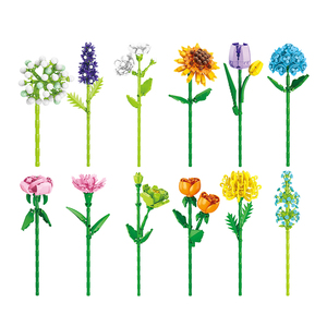 Juego de Bloques de Construcción de Flores, Planta en Maceta con Caja de Regalo, Juego de Ladrillos MOC, Juegos de Bricolaje para Niños, Juguetes Educativos para Niños 9093 - Product Image 6