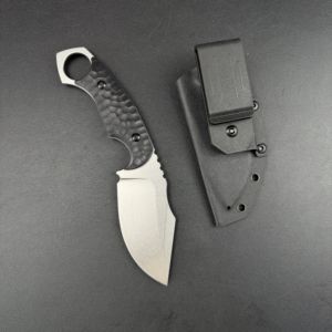 Thép không gỉ chiến đấu Túi dao với G10 xử lý cố định lưỡi Damascus thép cho câu cá sống sót sử dụng công nghiệp Karambit - Product Image 2