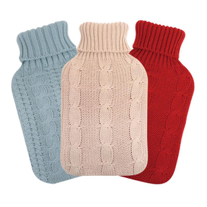 Sac à eau chaude en caoutchouc Pvc 2000ml Bouteille d'eau chaude 2 litres Couverture tricotée Fabricant Vente en gros - Product Image 6