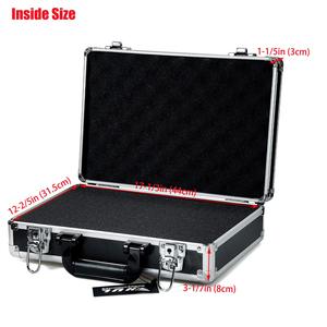 Étui de protection rigide en <span class=keywords><strong>aluminium</strong></span> <span class=keywords><strong>vide</strong></span>, <span class=keywords><strong>mallette</strong></span> de rangement portable pour instruments - Product Image 4