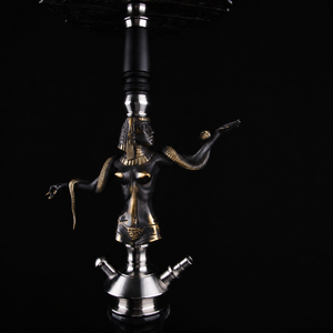 Cachimba de Lujo con Diseño de Serpiente Plateada para Mujer, Escultura Metálica, Estilo Ruso Árabe, Juego Completo Premium, Venta al por Mayor OEM - Product Image 2