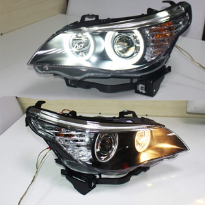 Faro LED para coche <span class=keywords><strong>BMW</strong></span> E60 <span class=keywords><strong>523i</strong></span> 525i Original, sin Kit HID, Angel Eyes CCFL, año <span class=keywords><strong>2004</strong></span> a 2008 - Product Image 1