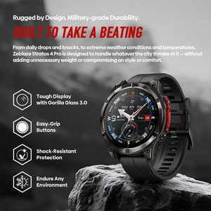 Reloj Inteligente Stratos 4 Pro con GPS, Pantalla AMOLED de 1.43 Pulgadas, Linterna de Doble Color, Almacenamiento de Música, Más de 170 Modos de Entrenamiento, Acero Inoxidable 5 - Product Image 3