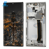 Fournisseur d'écran de téléphone pièces mobiles écran tactile Combo LCD pour samsung galaxy Note 20 ultra avec remplacement de cadre