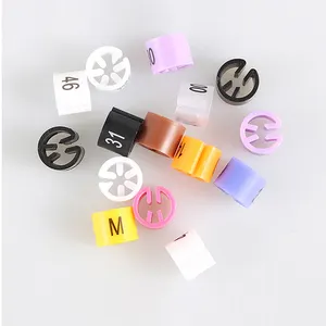 Plastic Round Size Marker Size Cube Clothing Size Dividers For Hanger