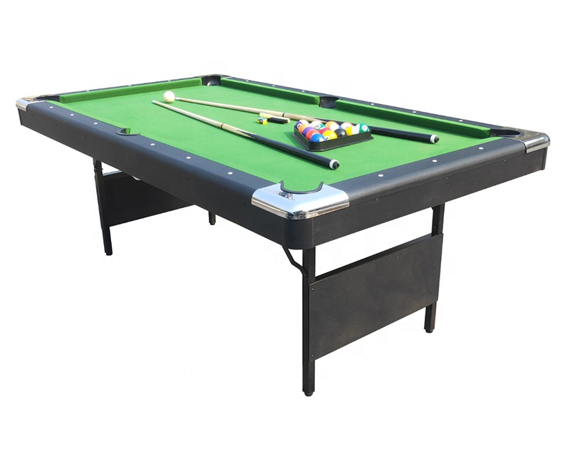 Factory Hot Koop Folding Snooker Pooltafel 7ft Opvouwbare Metalen Benen Biljart Tafel Prijs