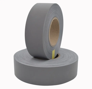 เทปผ้าโพลีเอสเตอร์สีเทาสะท้อนแสงสำหรับเสื้อผ้าปลอดภัย - Product Image 1