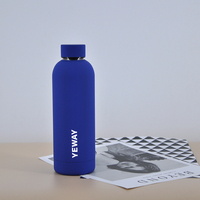 Bouteille d'eau en acier inoxydable à double paroi, réutilisable et écologique, personnalisable, idéale pour le sport et Noël, best-seller Yeway.