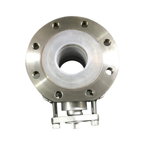 Italian Thin <b>Film</b> Ball Valve PTFE Lined Q71F46 Stainless Steel Carbon Steel Wafer Type 1 In For Corrosive Gases Industry Use - Product Image 4