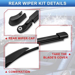 Buick Encore 2012-2020 & Chevrolet Trax tergicristalli 2020 2013 in gomma naturale <span class=keywords><strong>tergicristallo</strong></span> <span class=keywords><strong>lunotto</strong></span> per la sostituzione della lama del braccio - Product Image 5