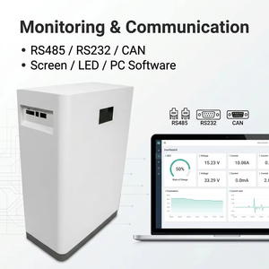 LiFePO4แบตเตอรี่15kWh 51.2V ติดผนังสำหรับบ้านระบบไฟฟ้าสำรองพลังงานแสงอาทิตย์สามารถสื่อสารผ่าน RS485ทางระบบบัสได้ - Product Image 4