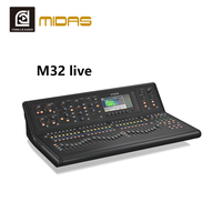 Mezclador de Sonido Profesional para DJ M32 Live, de Fibra de Carbono y Aleación de Aluminio, con Wi-Fi, para Podcast, Transmisión en YouTube, Juegos, Karaoke y Estudio