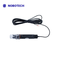 NOBOTECH pH-mètre industriel en ligne PH-1186, instrument de mesure du pH et de l'ORP de l'eau, pH-mètre intelligent pour l'aquaculture, détecteur d'ORP de l'eau