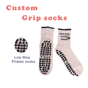 कस्टम लुभावनी ढेर मोजे शुद्ध बैले बार मोजे कस्टम लोगो को ढेर करता है - Product Image 2