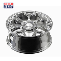 Rines Cromados de 8-24 Pulgadas con Diseño de Copo de Nieve 6x139.7 para Chevy Silverado Suburban Tahoe Z71 GMC Sierra