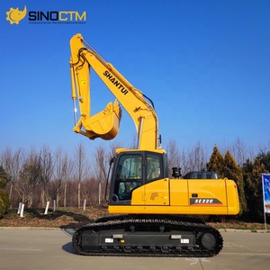 Excavadora grande sobre orugas con capacidad de cubo SE220 124kw <span class=keywords><strong>1.05m3</strong></span> de marca famosa con martillo rompedor para construcción de carreteras - Product Image 4