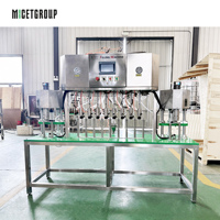 Máquina de Llenado de Botellas PET de 8 Cabezas, Equipo Automático de Llenado de Bebidas, Máquina de Llenado y Tapado de Líquidos, Embotelladora de Agua y Jugos
