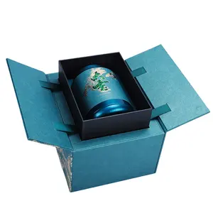 Packaging Box Cardboard Paper Luxury Tea Gift Box Cardboard Cylinder Box Tea Paper Tube Packaging