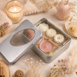 Boîte en métal rectangulaire personnalisée avec fenêtre pour kit de guérison par les cristaux, idéale pour la relaxation, la méditation spirituelle, cadeau pour femme - Product Image 2
