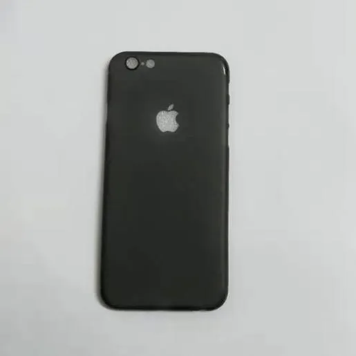 Tùy chỉnh PP Matte Ultra-mỏng PP trường hợp điện thoại và bìa cho iphone 6 gam/giây, đối với Apple logo cover quay lại