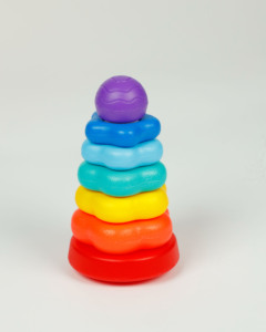 GIRNAR PYRAMID RINGS Familiarizes children with sizes, colours and counting, which further develops a child's - Product Image 2