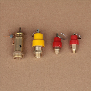Safety Valve Threaded 100 Bar Pressure Relief For Air Compressor <b>Screw</b> Reciprocating - Product Image 1