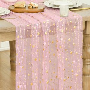 Runner da Tavola Personalizzato in Poliestere 100% Riutilizzabile, 10 Piedi, con Glitter Metallizzato, per Matrimoni e Anniversari - Product Image 3